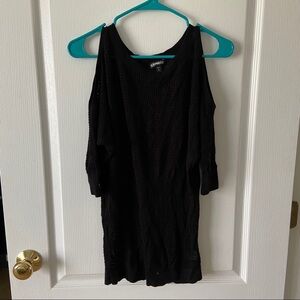 Express “cold shoulder” sweater